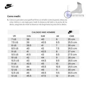 Nike Air Especificaciones